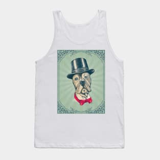 I'm too SASSY for my hat! Dog in top hat2 Tank Top